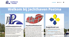 Desktop Screenshot of jachthavenpostma.nl