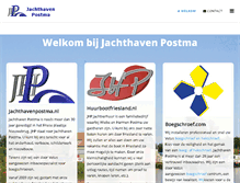 Tablet Screenshot of jachthavenpostma.nl